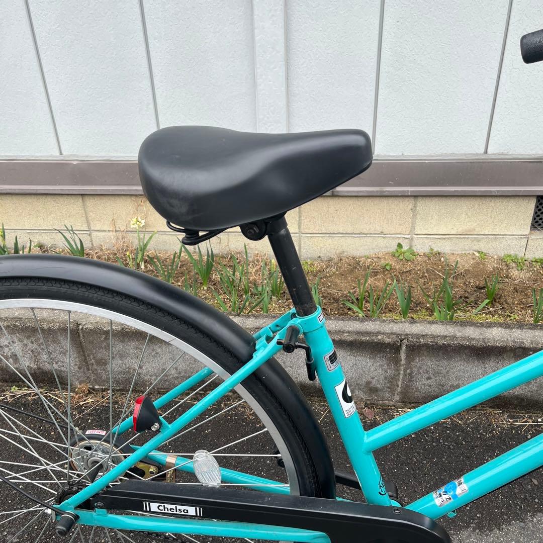 (K)京都市直接渡し　チェルサ　シティサイクル　27インチ　ライムグリーン