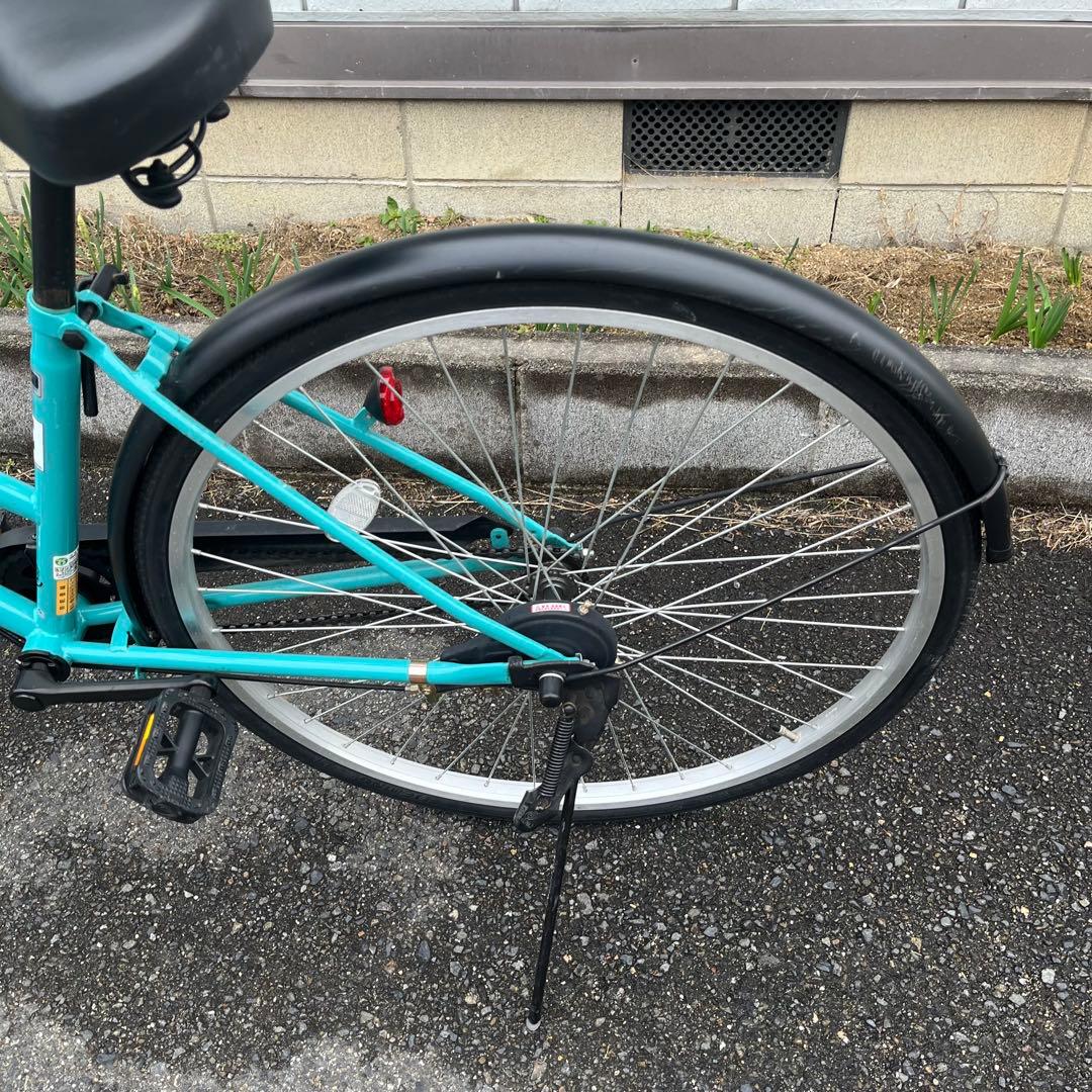 (K)京都市直接渡し　チェルサ　シティサイクル　27インチ　ライムグリーン