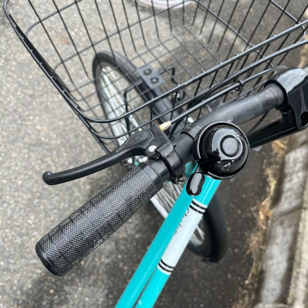 (K)京都市直接渡し　チェルサ　シティサイクル　27インチ　ライムグリーン