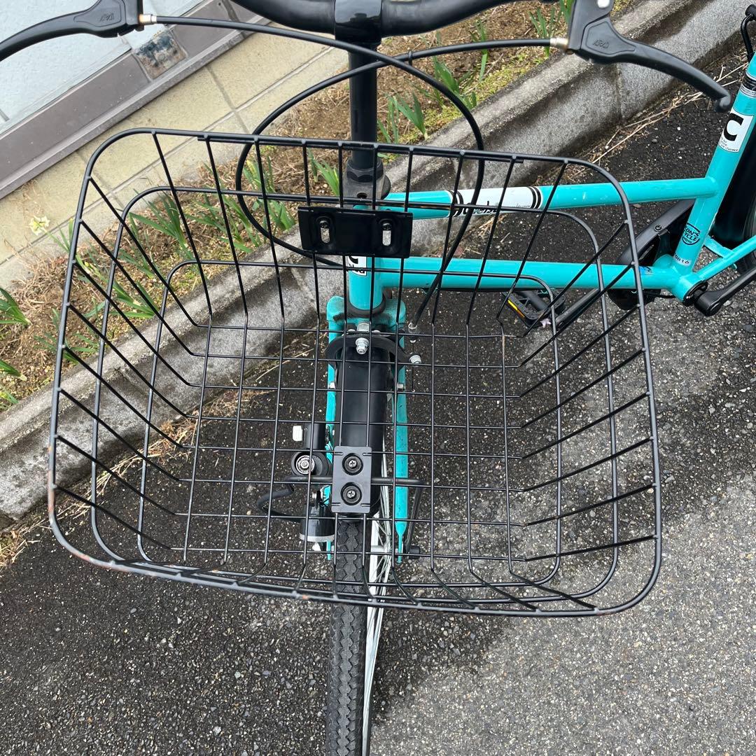 (K)京都市直接渡し　チェルサ　シティサイクル　27インチ　ライムグリーン