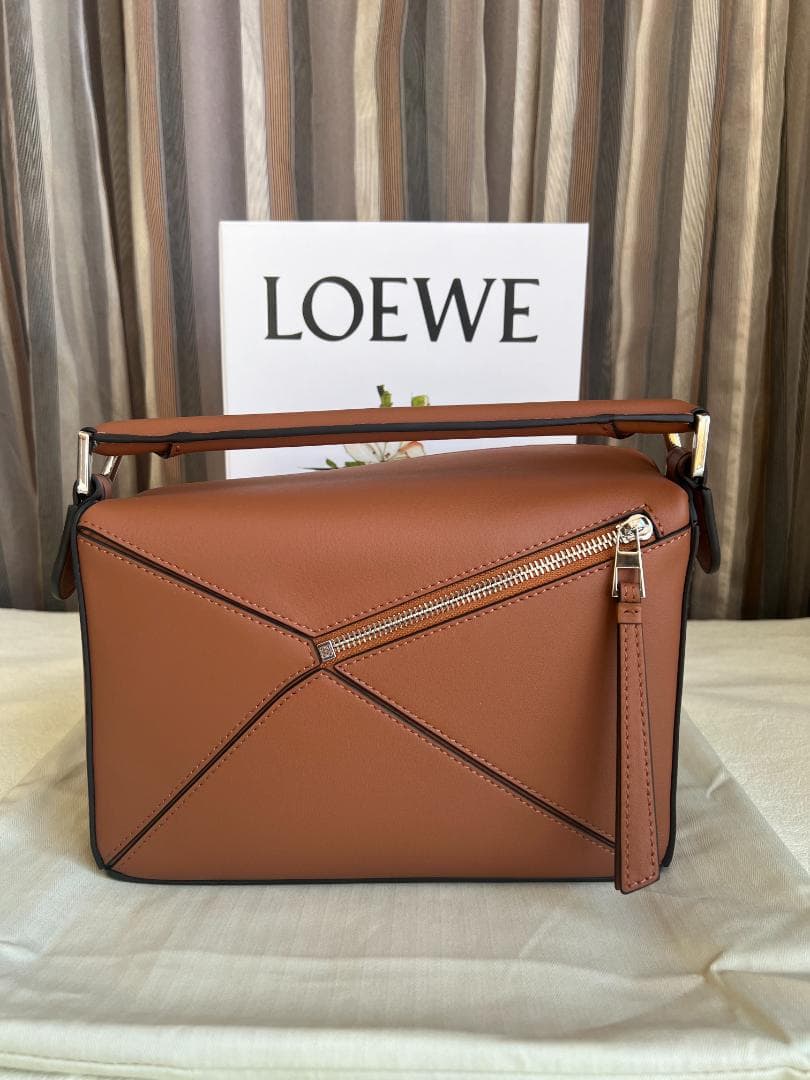 美品 ブラウン レザー ショルダーバッグ