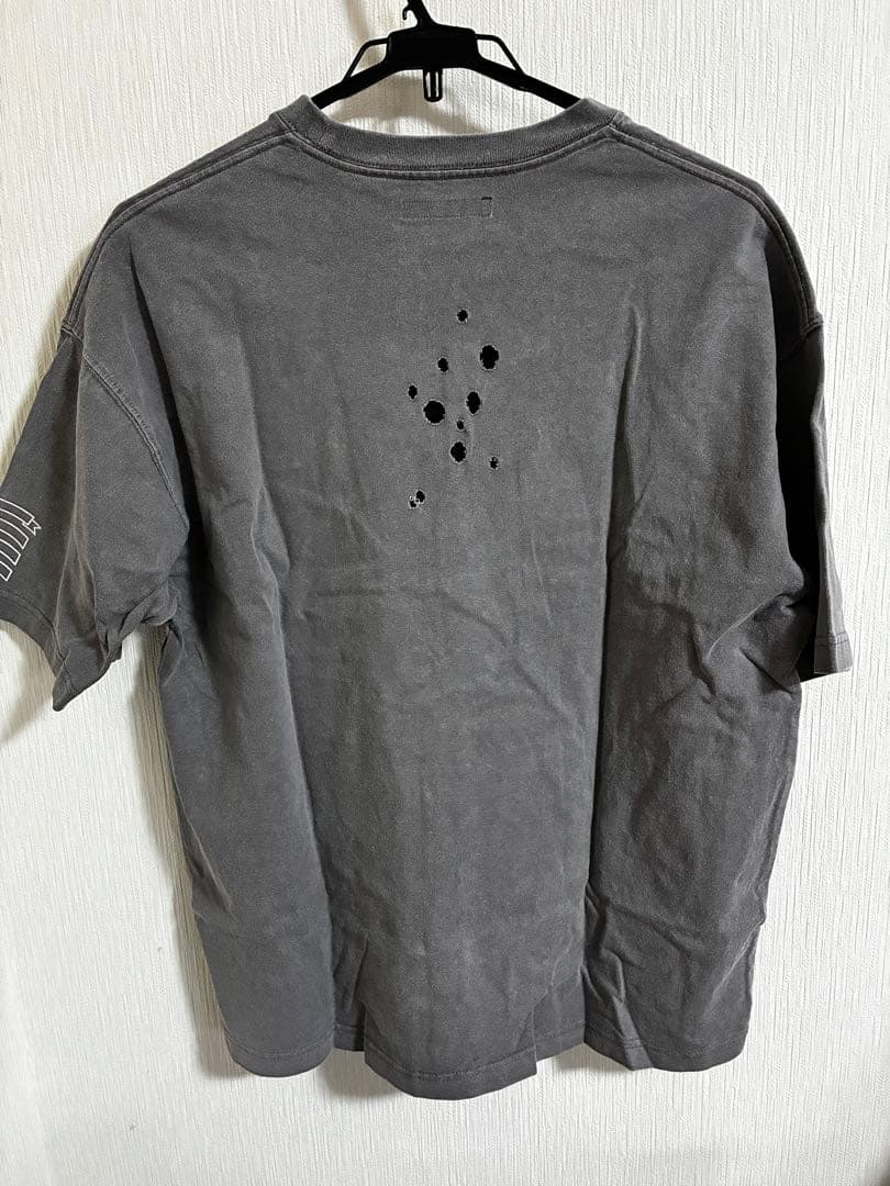 EMBLEM CLASH PIGMENT BIO TEE サンドグレー サイズ3