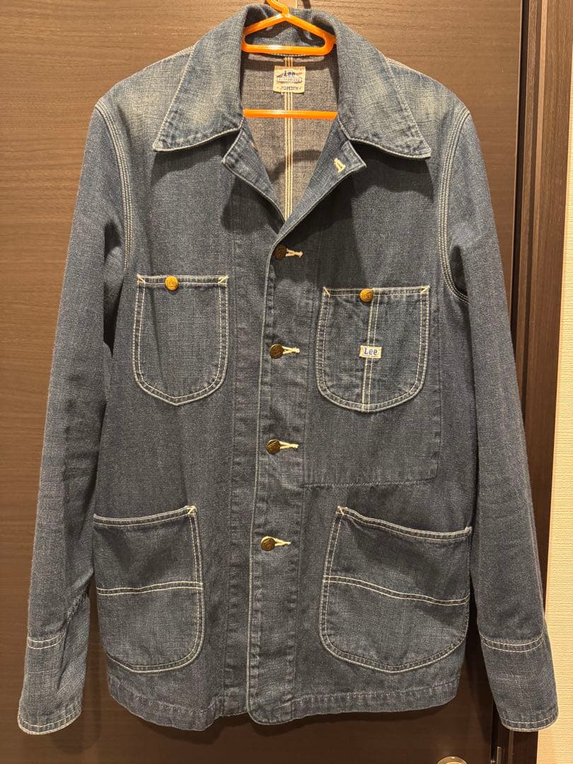 美品 Lee×JOHN'S 別注91-JデニムカバーオールM