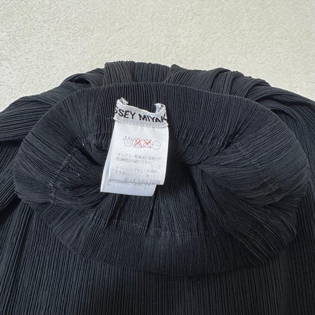 極美品✨ISSEY MIYAKE プリーツ　ロングスカート　ブラック　Mサイズ