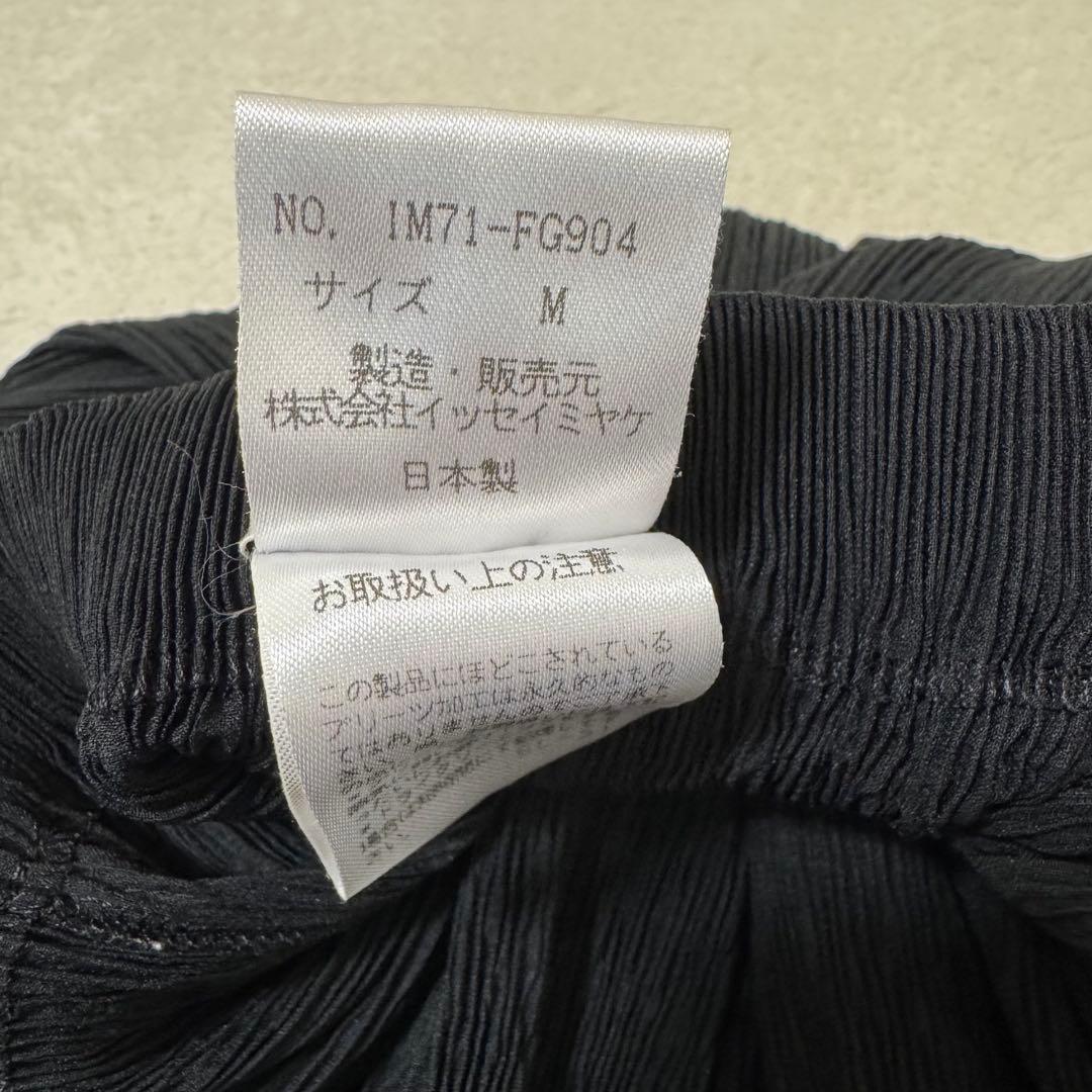 極美品✨ISSEY MIYAKE プリーツ　ロングスカート　ブラック　Mサイズ