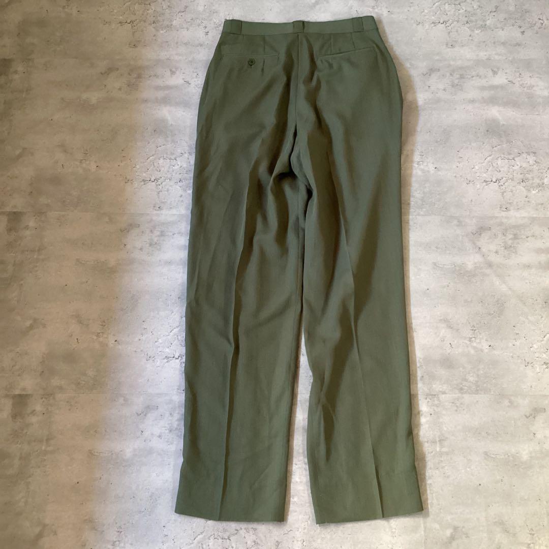 used vintage 90s スーツセットアップ　カーキ　グリーン