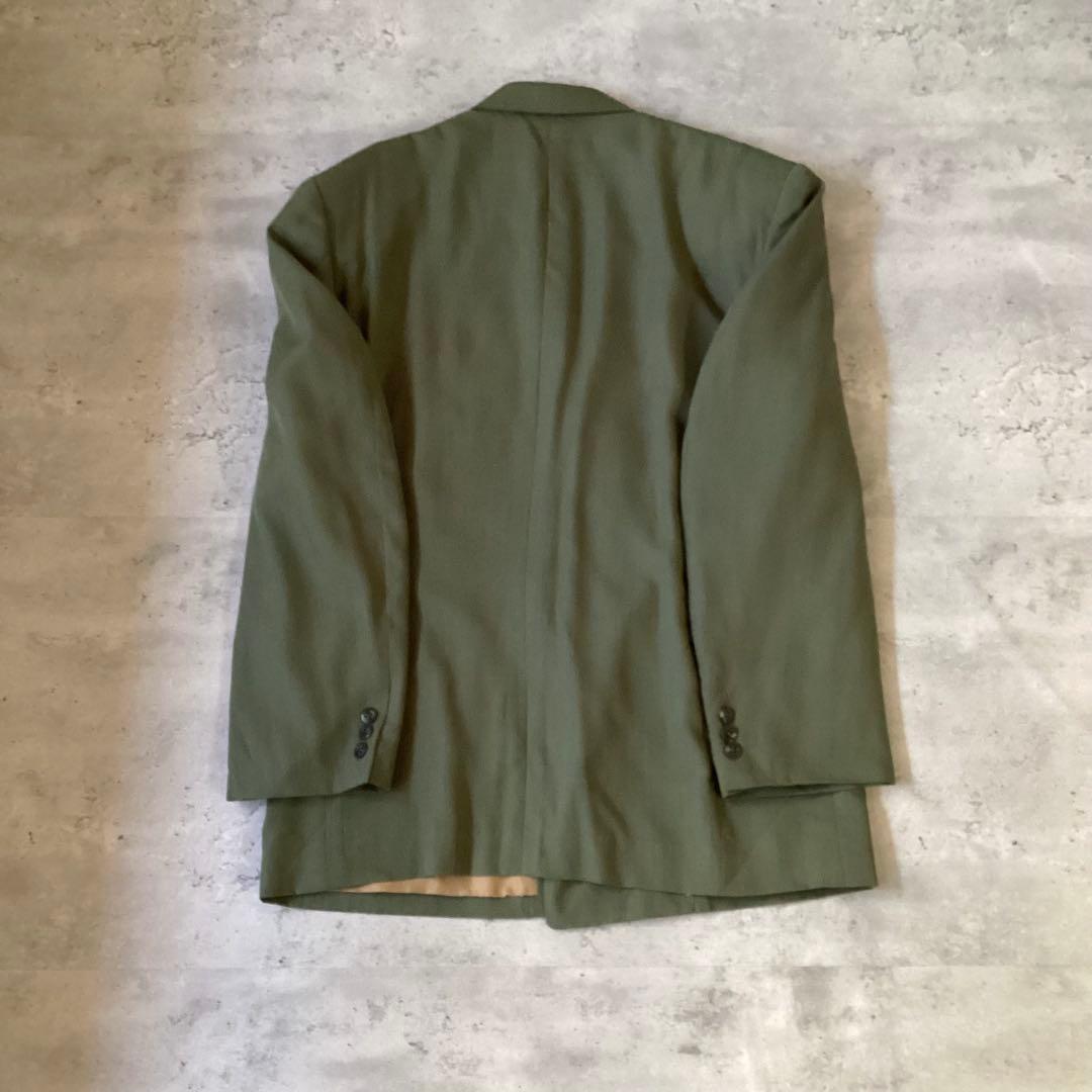 used vintage 90s スーツセットアップ　カーキ　グリーン