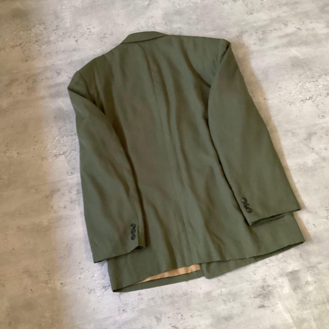 used vintage 90s スーツセットアップ　カーキ　グリーン