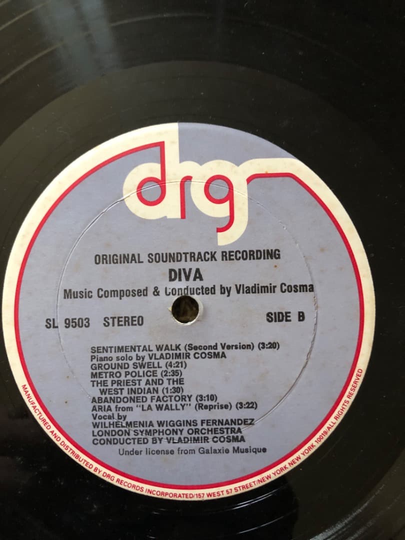 洋楽 diva/soundtrack/vladimir cosma/LP