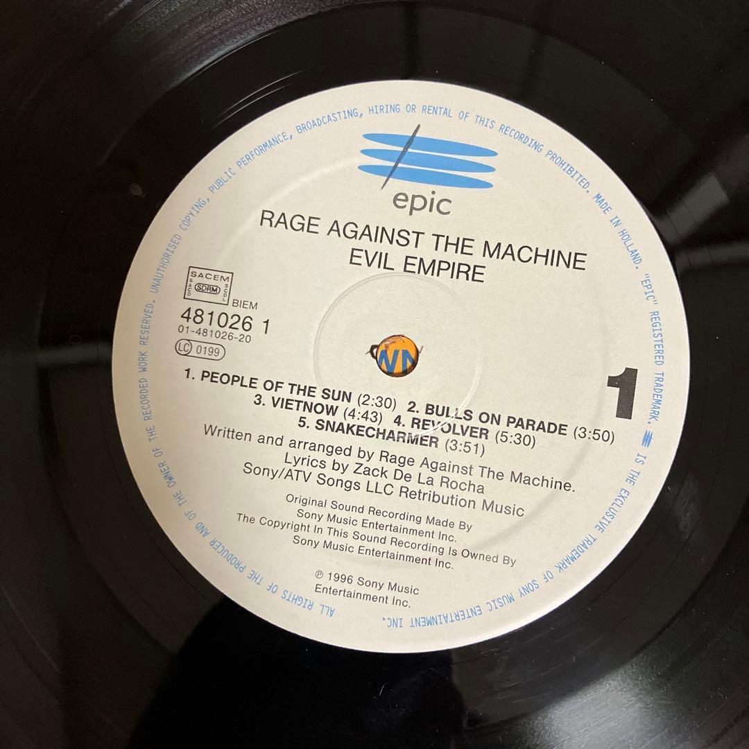 洋楽 RAGE AGAINST THE MACHINE EVIL EMPIRE