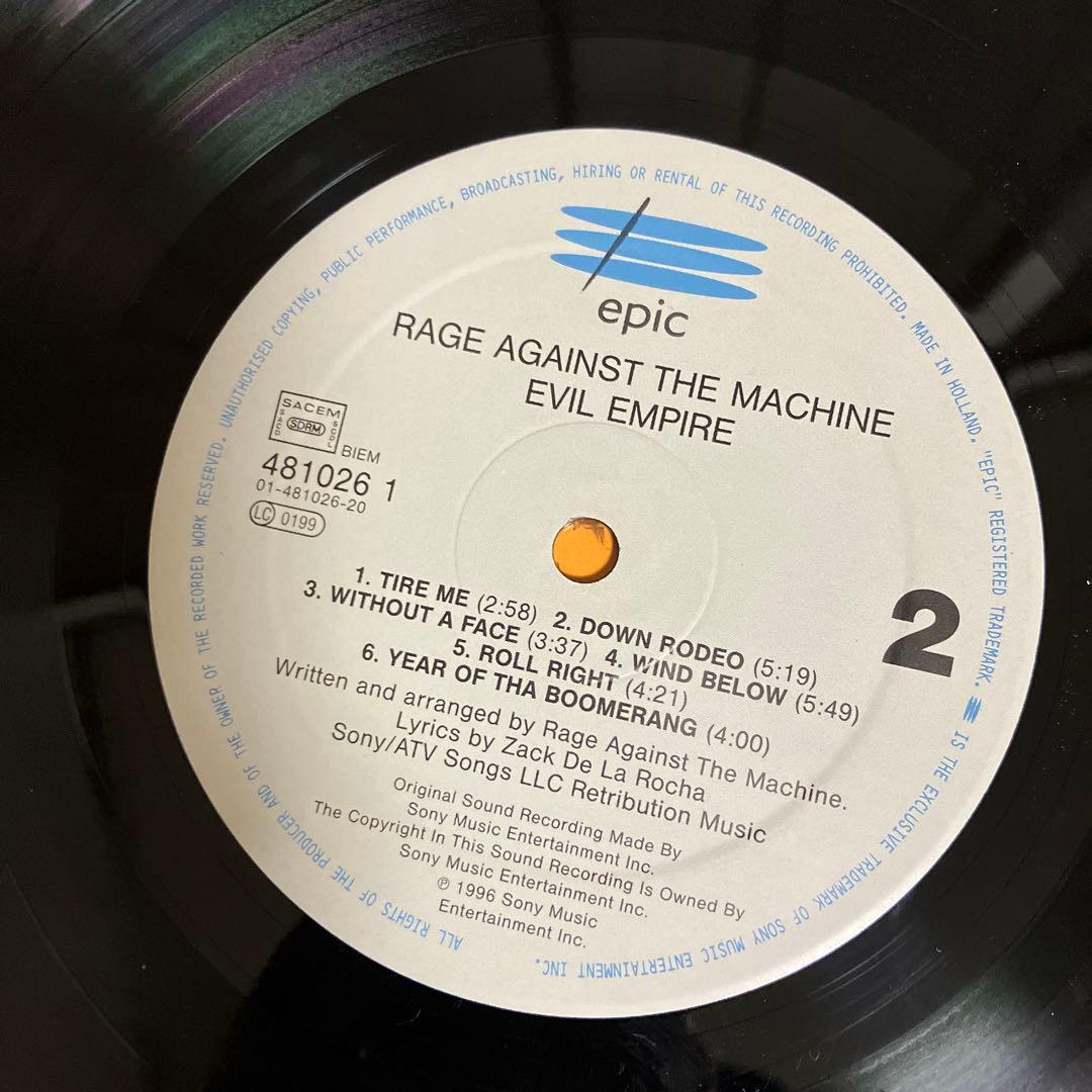 洋楽 RAGE AGAINST THE MACHINE EVIL EMPIRE