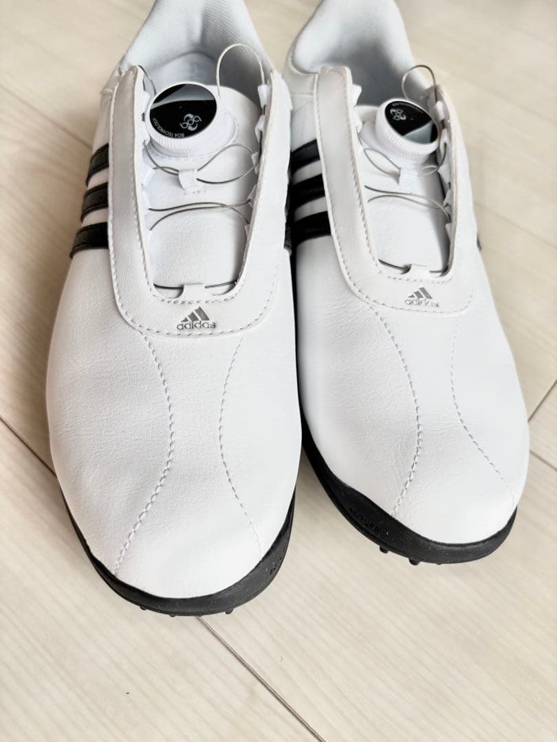 新品未使用❗️adidas 24cmゴルフシューズ 女性用 ホワイト