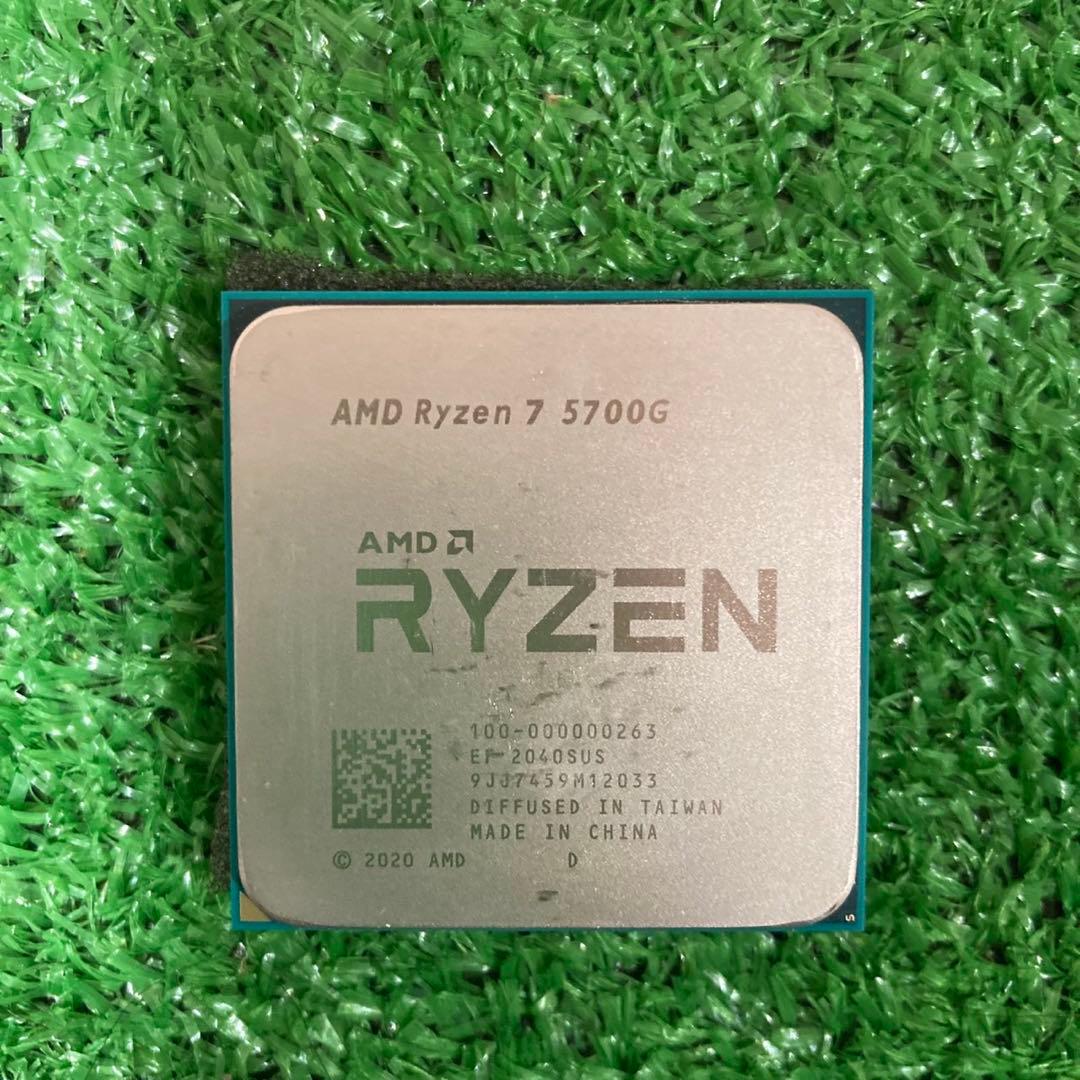 AMD Ryzen 7 5700G 動作品　ピン折れ・曲がりなし