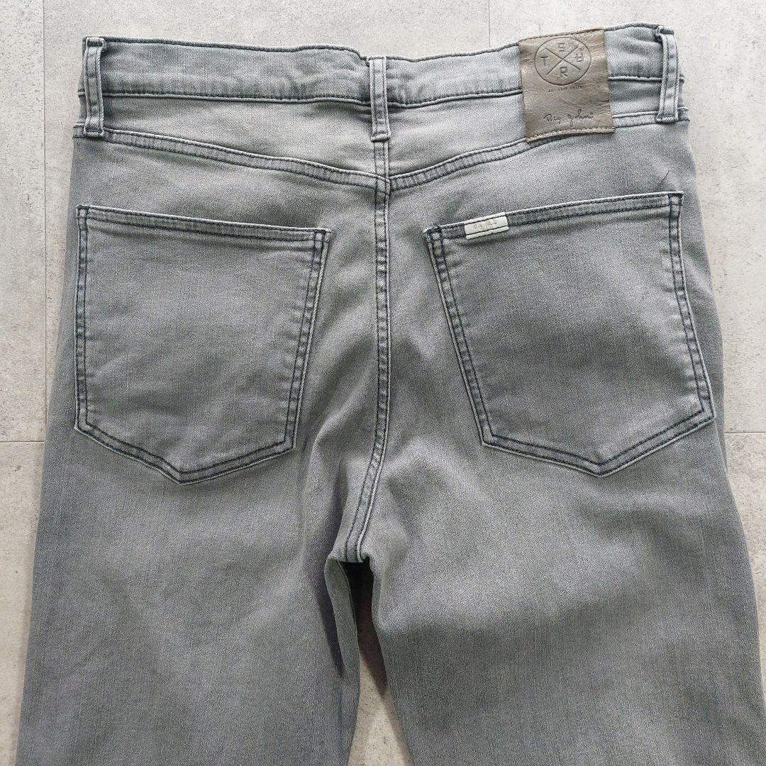 SURT×BIGJHON ワイドフレアデニム M スーパーストレッチ グレー