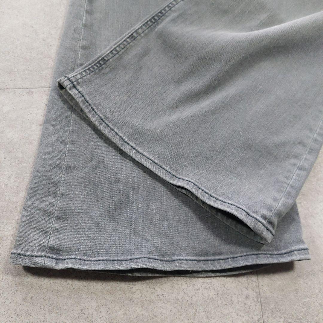 SURT×BIGJHON ワイドフレアデニム M スーパーストレッチ グレー