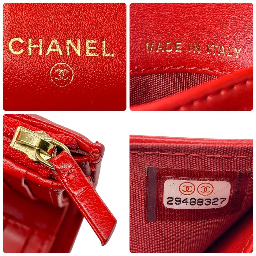 s✰store様 【美品】シャネル ディズヌフ19 三つ折り財布 シリアル・箱付