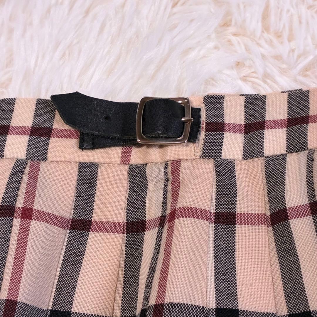 【専用】美品✨BURBERRYLONDONノバチェック巻プリーツスカートL春夏