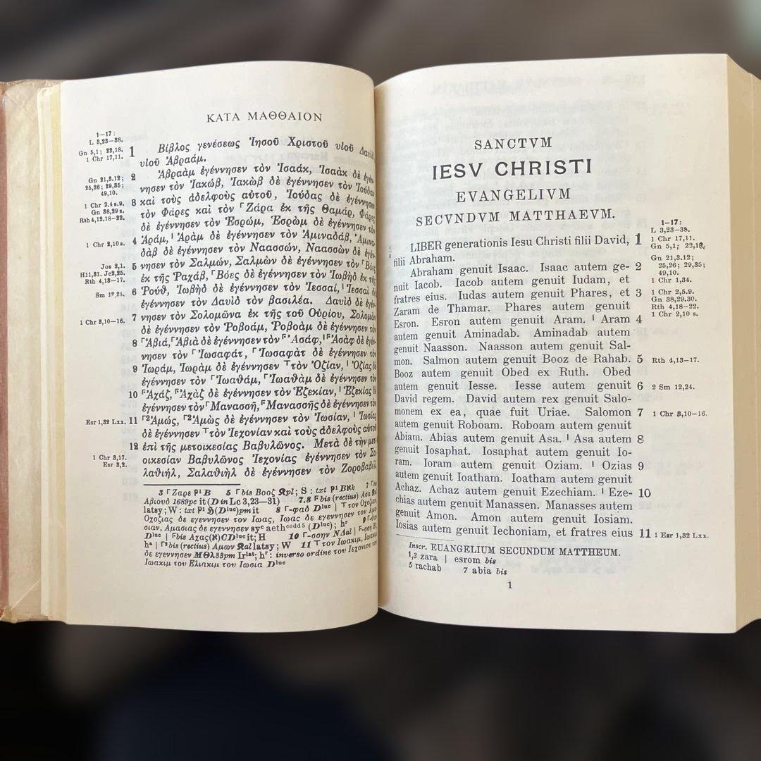 Novum Testamentum ギリシャ語・ラテン語 新約聖書　洋書
