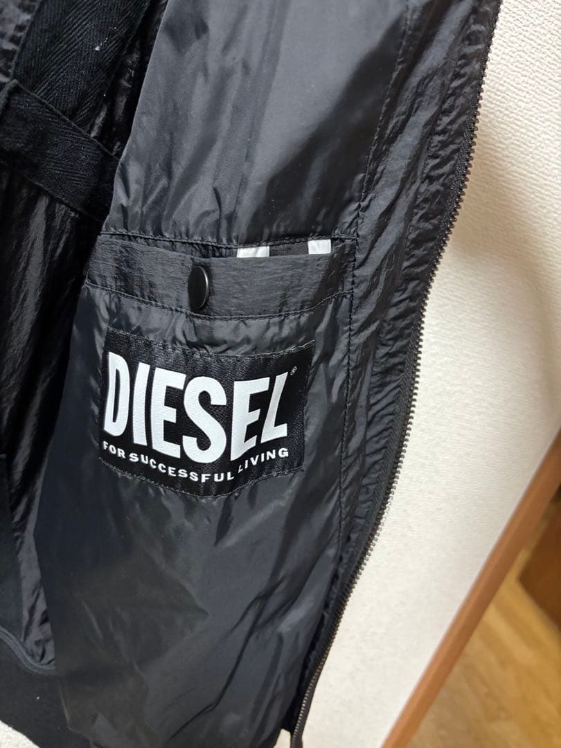 DIESEL ブルゾン ナイロンジャケット ブラック