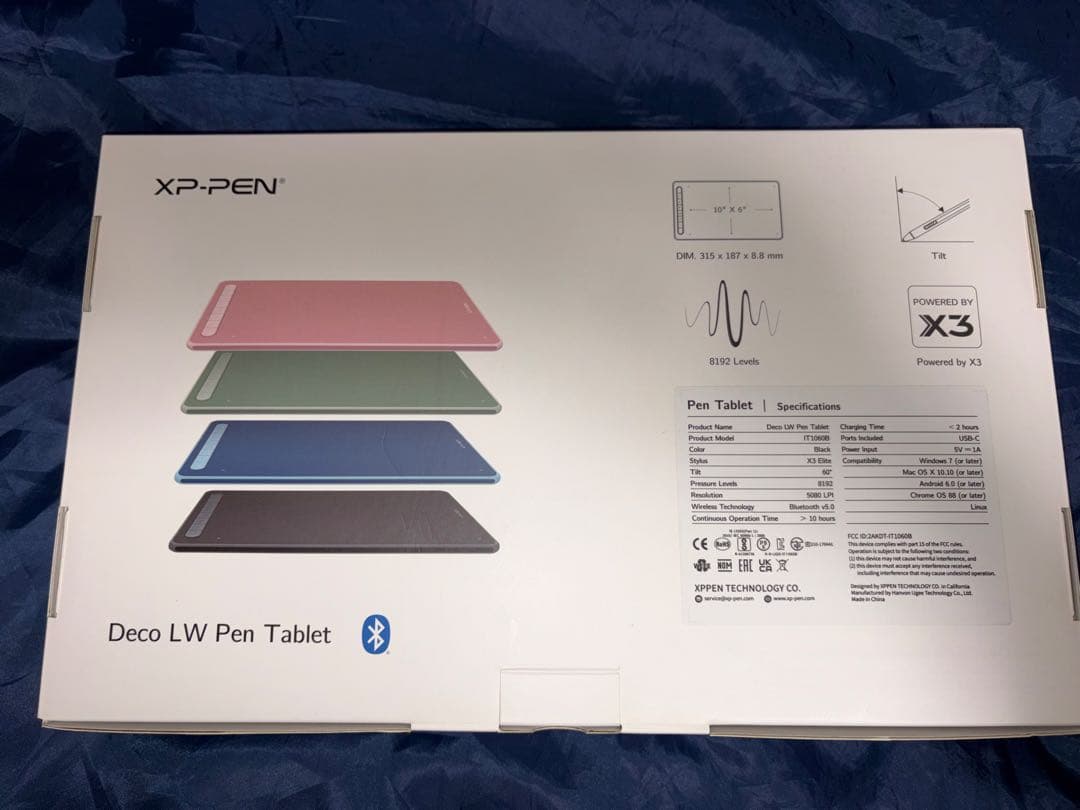 XPPen Deco LW ワイヤレス Bluetooth板タブ 美品 付属完備