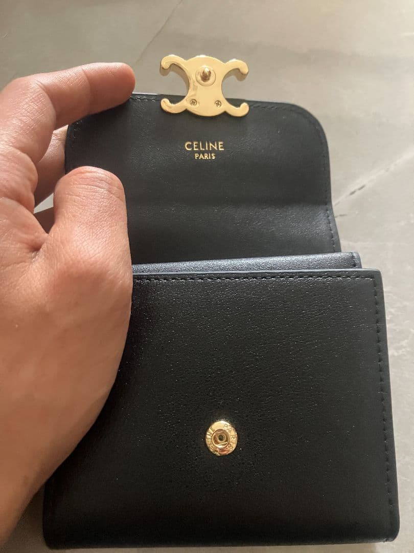 CELINE セリーヌ トリオンフ スモールウォレット 三つ折り財布