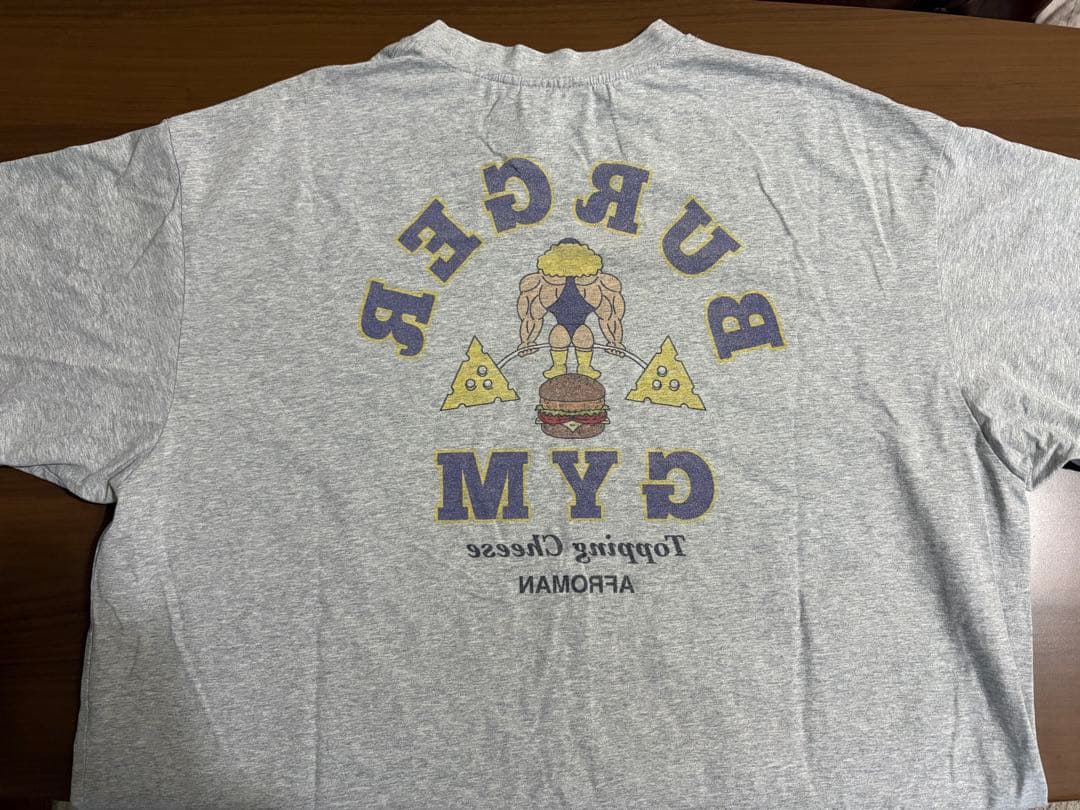 JACKPOT.MARKET バーガージムTシャツ　アッシュグレー　XL