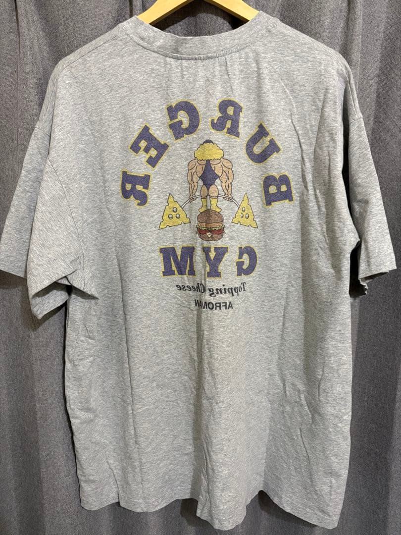 JACKPOT.MARKET バーガージムTシャツ　アッシュグレー　XL
