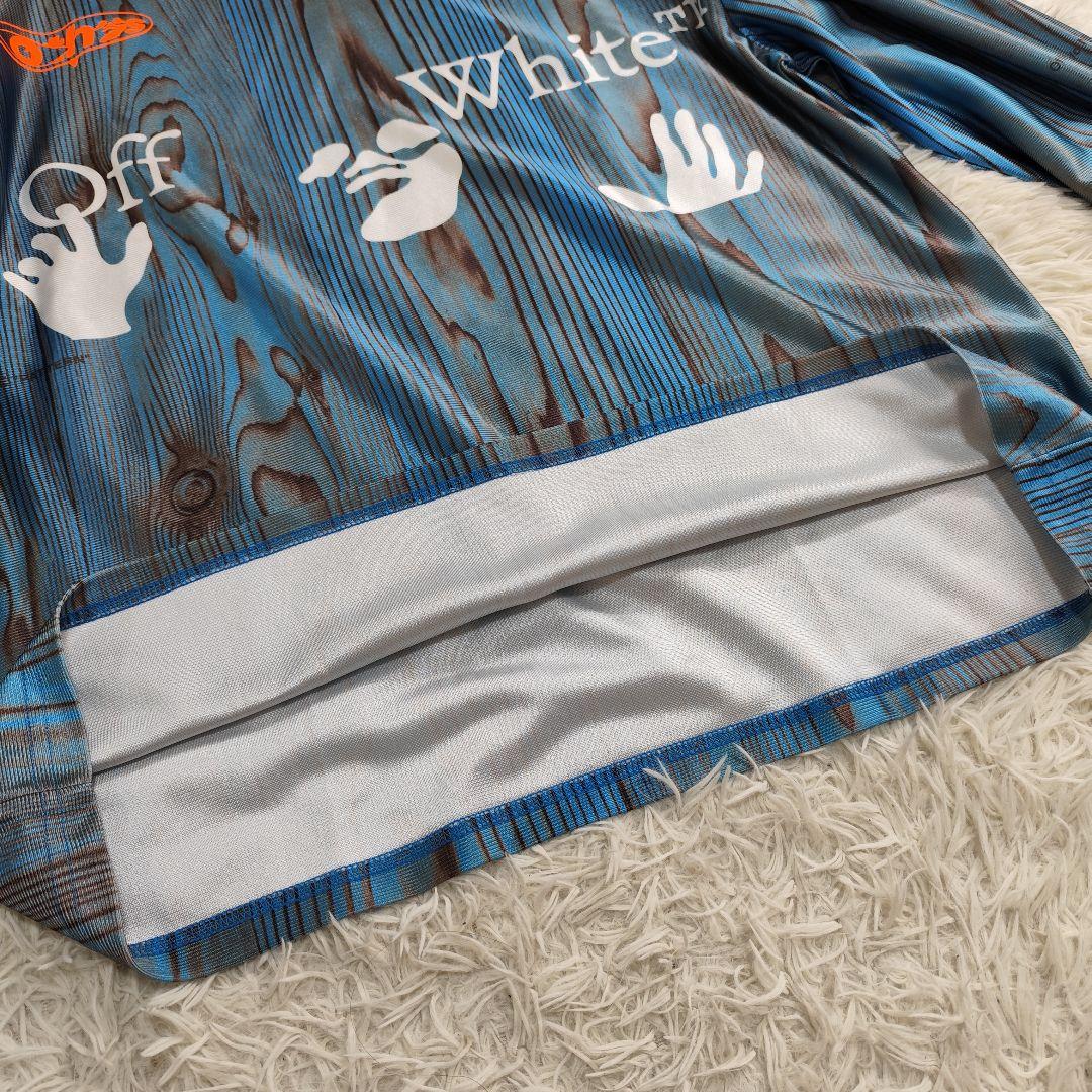 20984✨ナイキ オフホワイト Jersey ピステ 青 ゲームシャツ XL