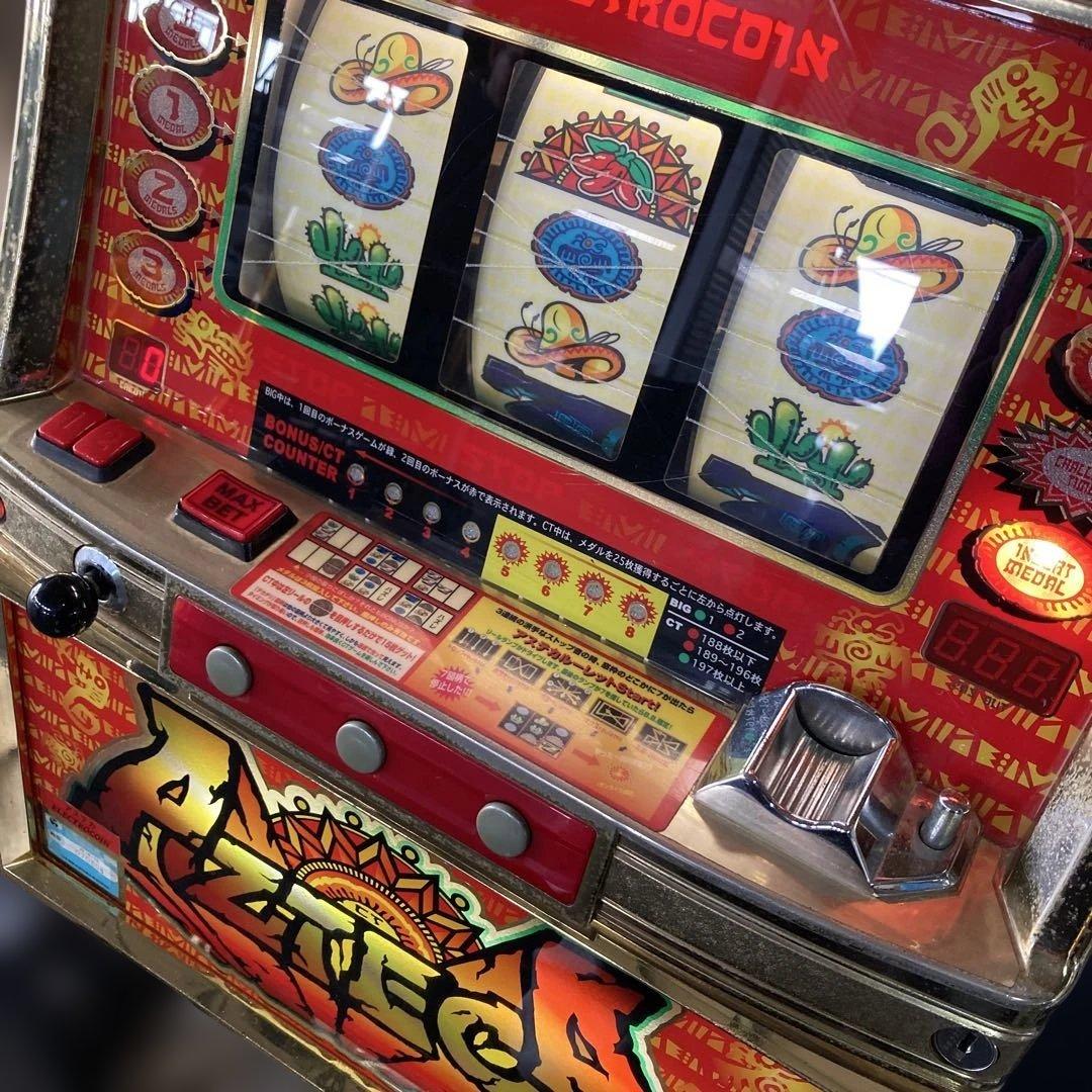 パチスロ実機 Azteca アステカ ドアキー　設定キー付き