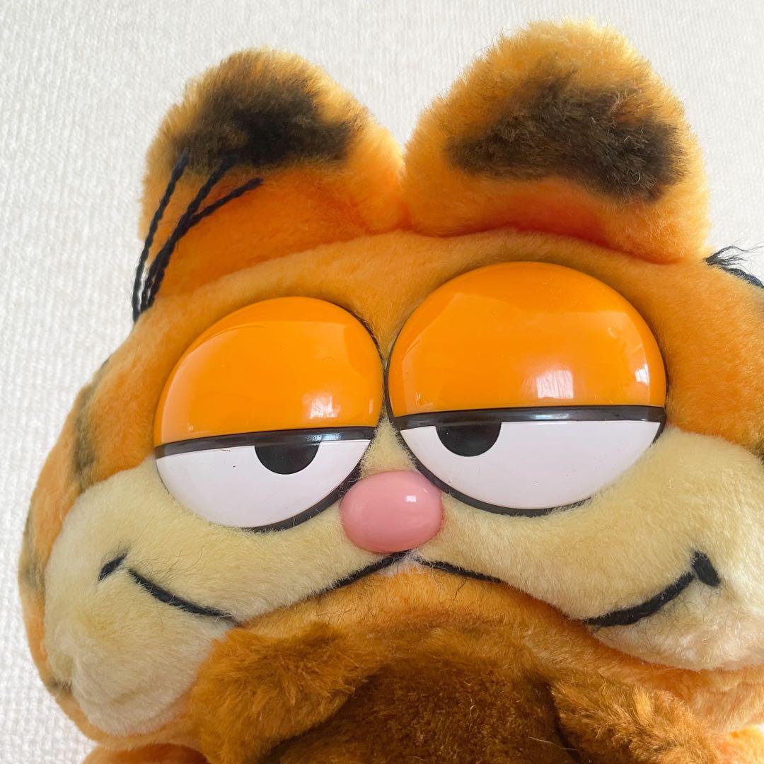 【期間限定バラ売★激レア★】ガーフィールド 大きめぬいぐるみ　プーキー抱っこ