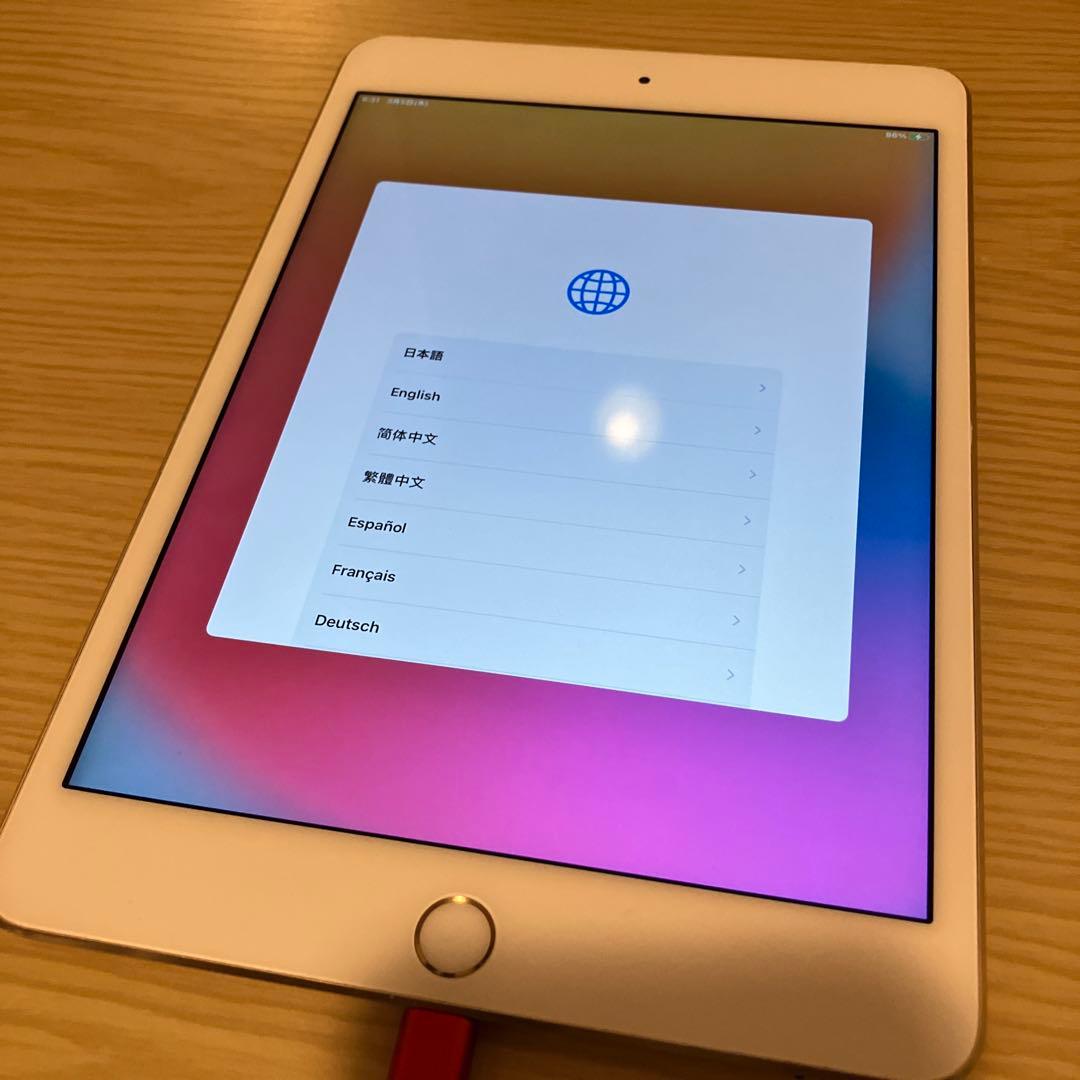 iPad mini 4 ゴールド 16GB Wi-Fi Cellular