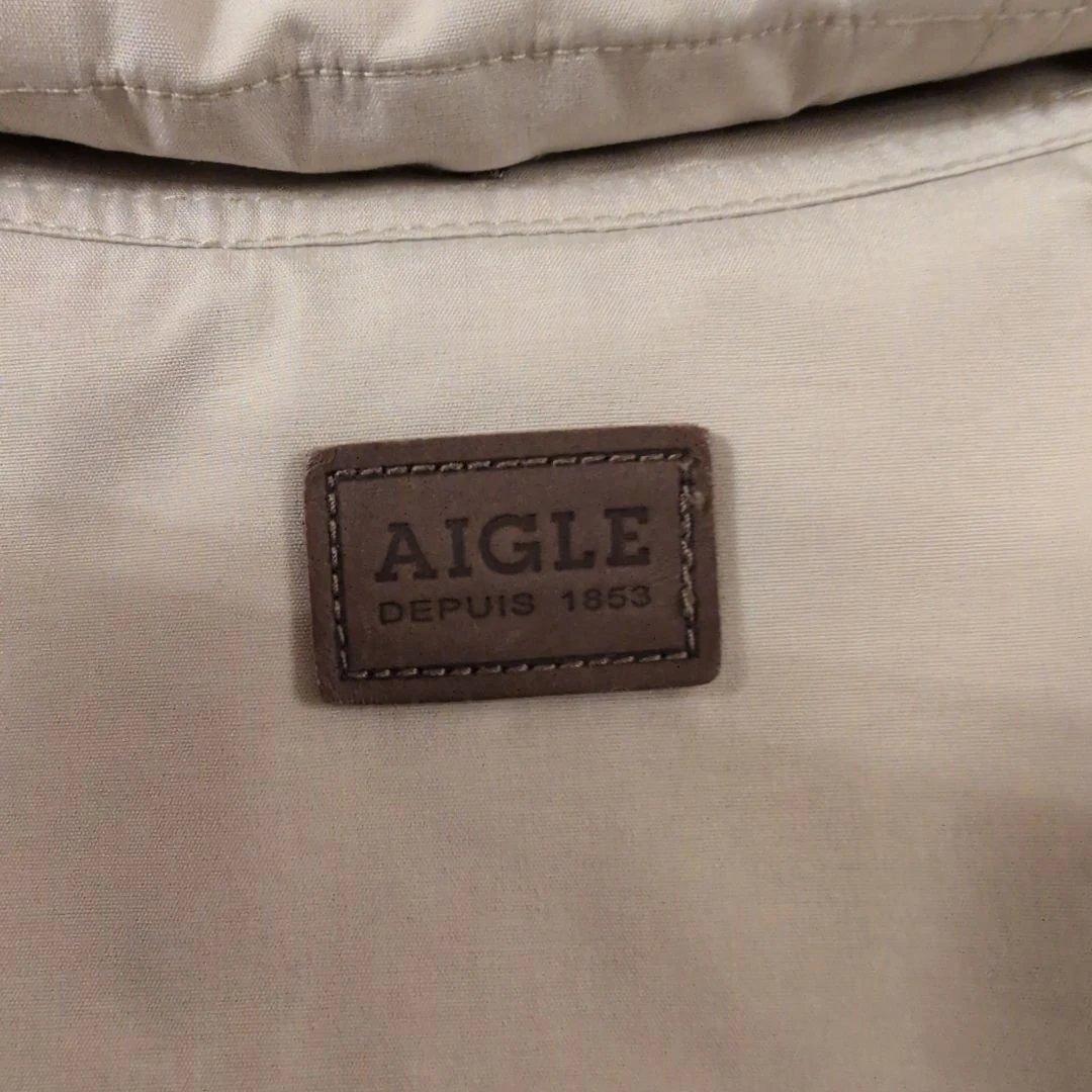 【美品】AIGLE GORE-TEX ベージュ トレンチコート　撥水 Sサイズ