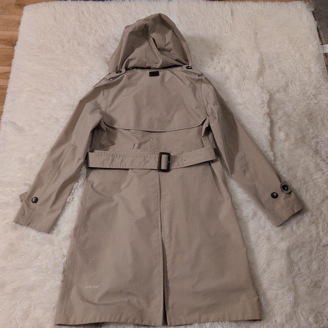 【美品】AIGLE GORE-TEX ベージュ トレンチコート　撥水 Sサイズ