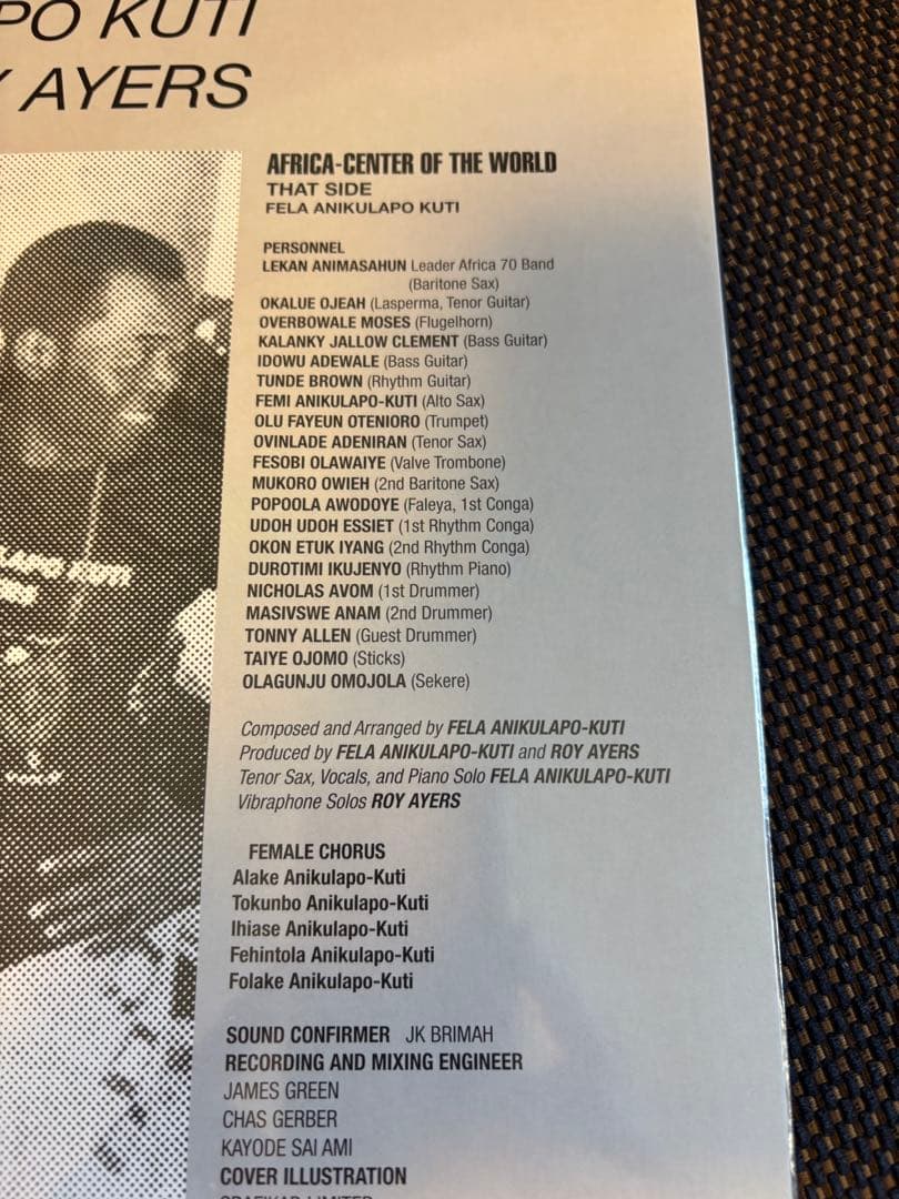 新品未開封 FELA KUTI &ロイ エアーズ LPレコード レアグルーヴ名盤