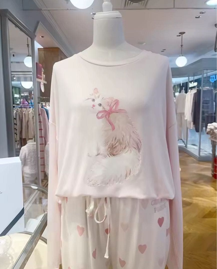 【即日発送可❣️】gelato pique 猫 ルームウェア セット