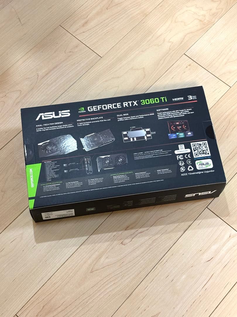 【美品】Dual GeForce RTX 3060 Ti V2 OC 8GB