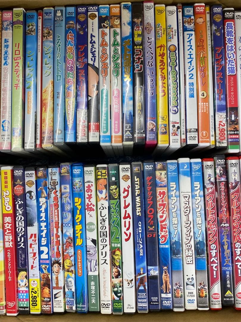 H6C860☆子供向けアニメDVDまとめ売り約75枚