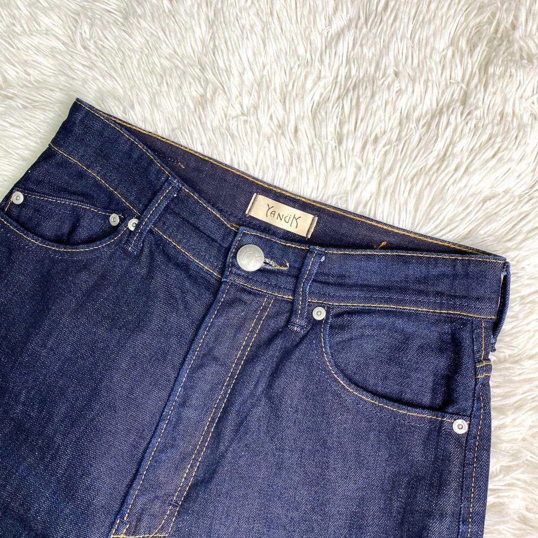 美品✨Yanuk デニム Lea ボーイズストレートデニム 25 ワンウォッシュ
