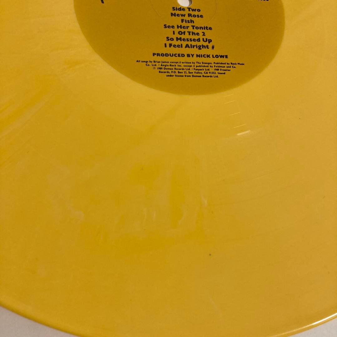 廃盤 激レア THE DAMNEDイエローヴァイナル仕様 レコード LP