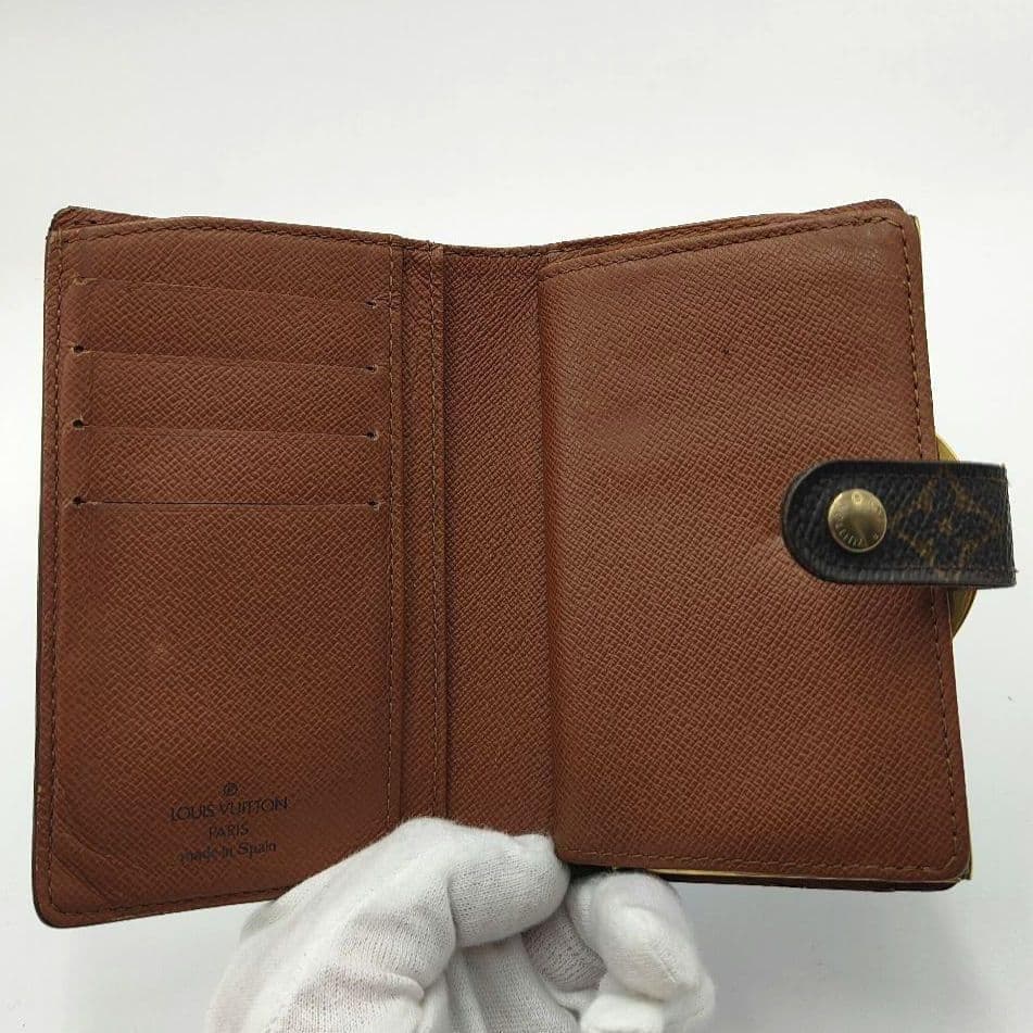 【箱付き】Louis Vuitton ヴィエノワ　モノグラム　折り財布 がま口