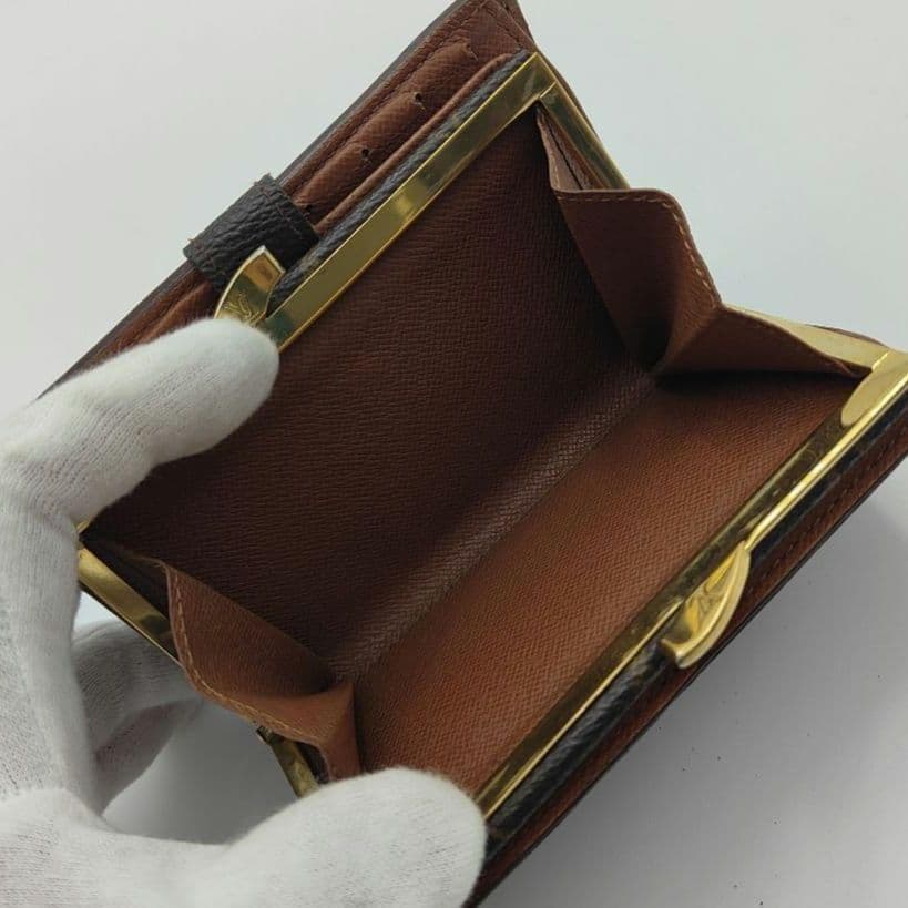 【箱付き】Louis Vuitton ヴィエノワ　モノグラム　折り財布 がま口