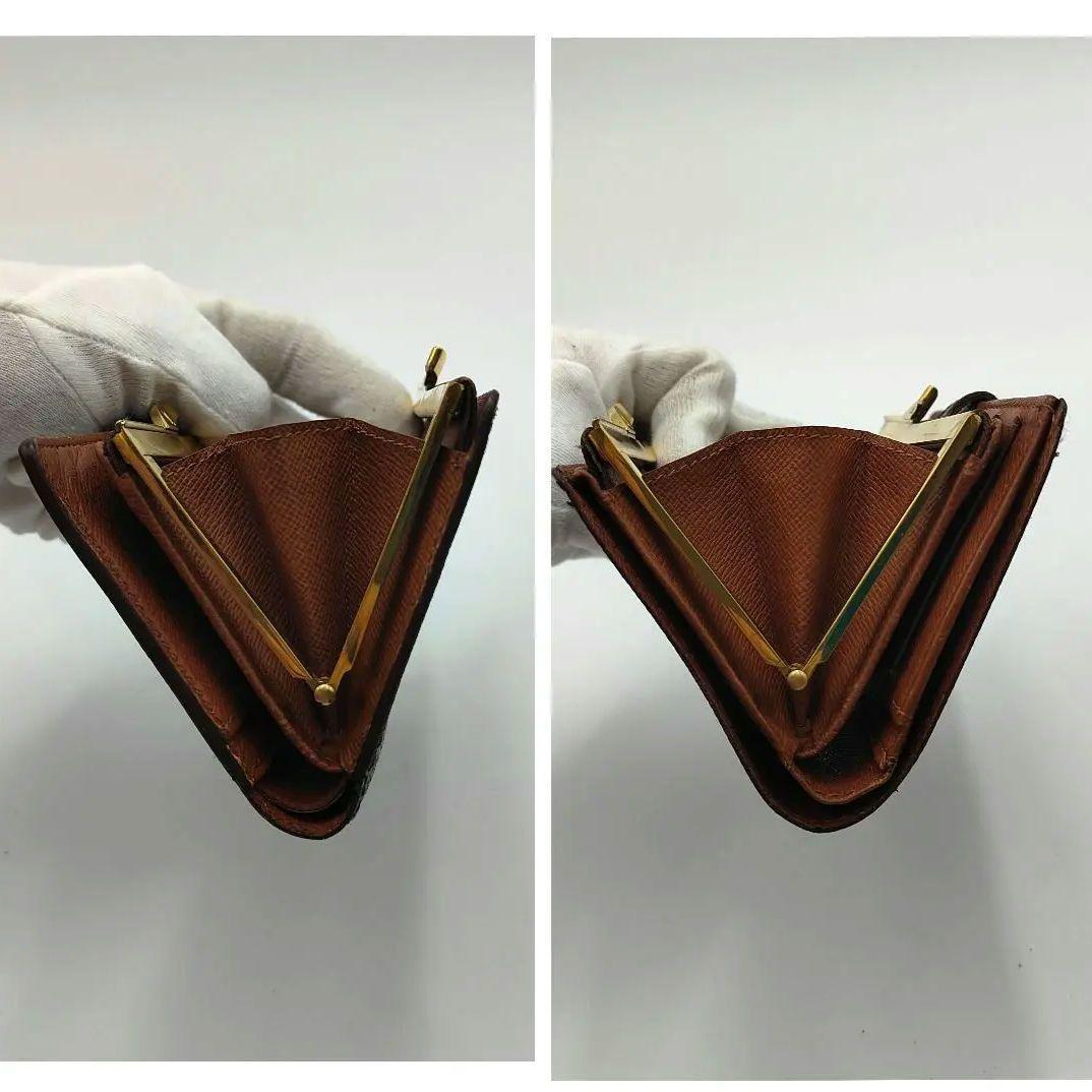 【箱付き】Louis Vuitton ヴィエノワ　モノグラム　折り財布 がま口