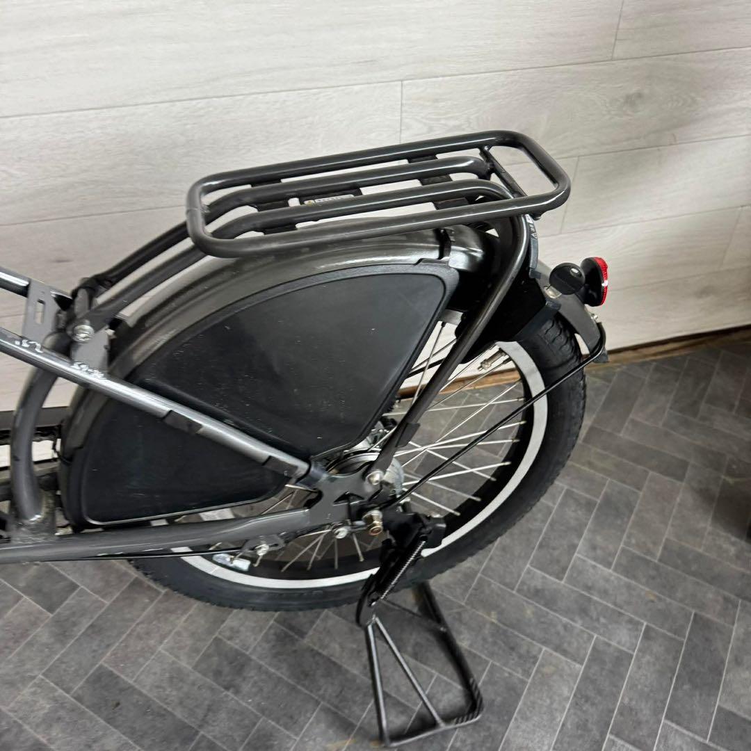 電動アシスト自転車 ブラック 前バスケット付き