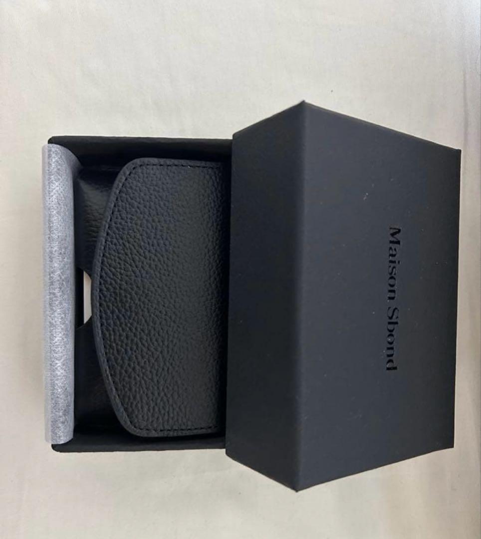 Maison Sbond Amy Black 三つ折り財布