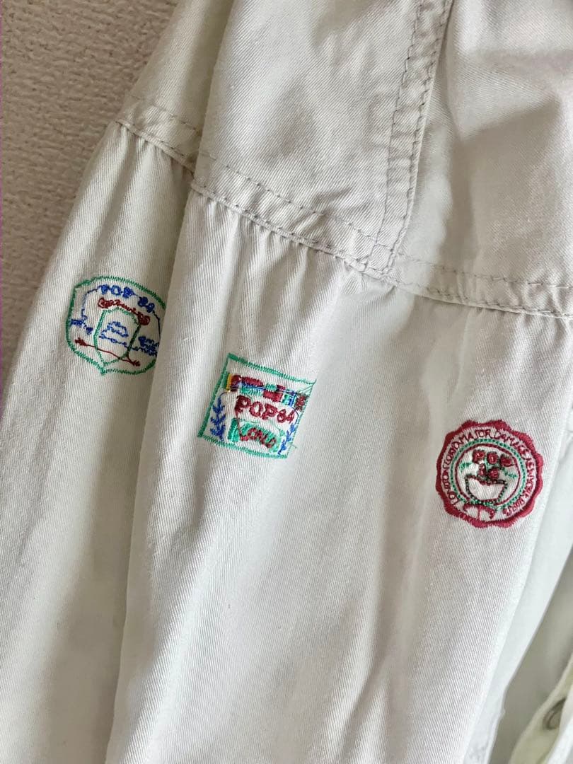 フラワー刺繍 ユーロヴィンテージブルゾン L