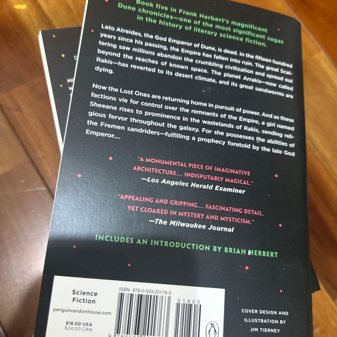DUNE　FRANK HERBERT　洋書　砂の惑星　英語版　5巻