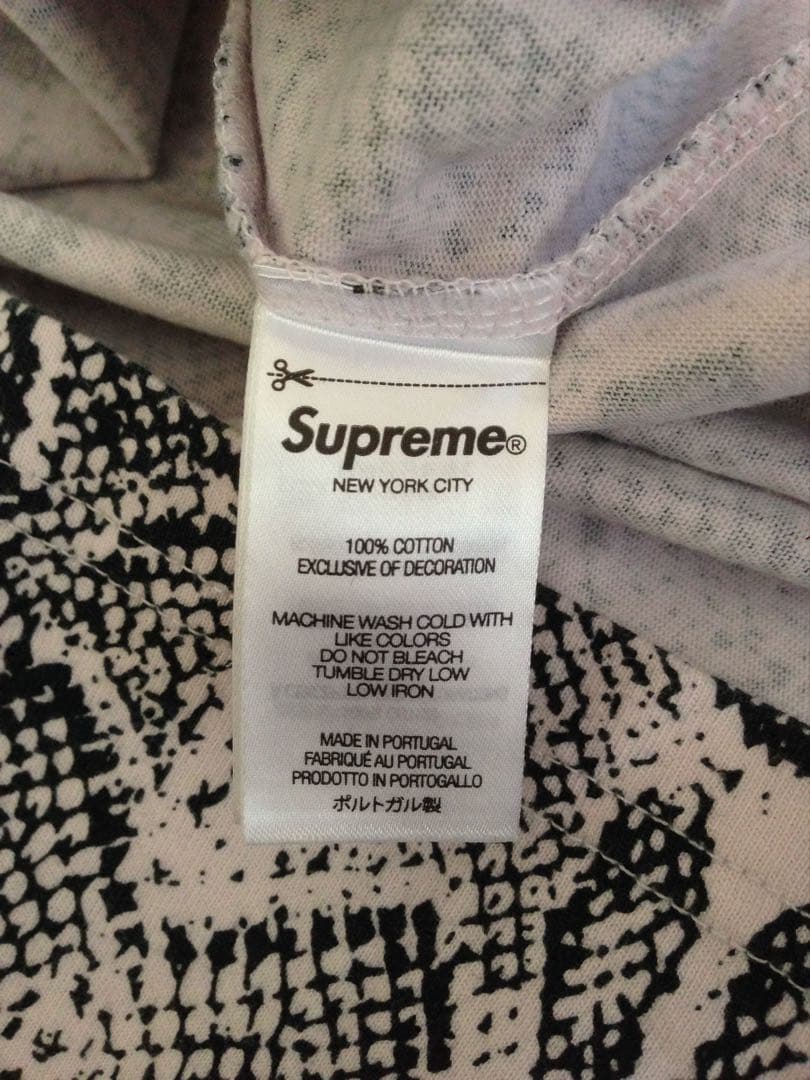 Supreme ヘビ柄 Tシャツ Sサイズ