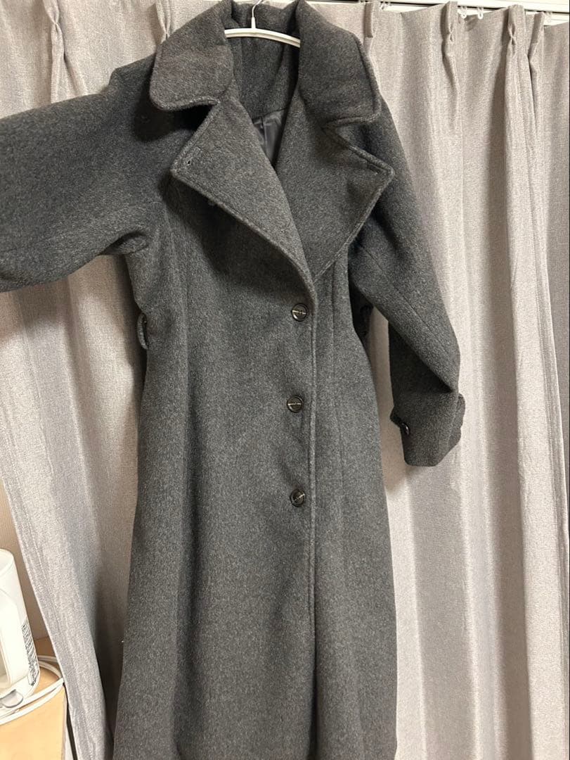 Louereロングコート M サイズ　ベルト付き