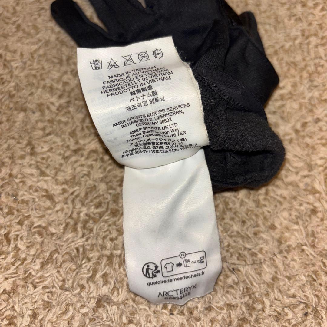 Arc'teryx フィットネスグローブ ブラック