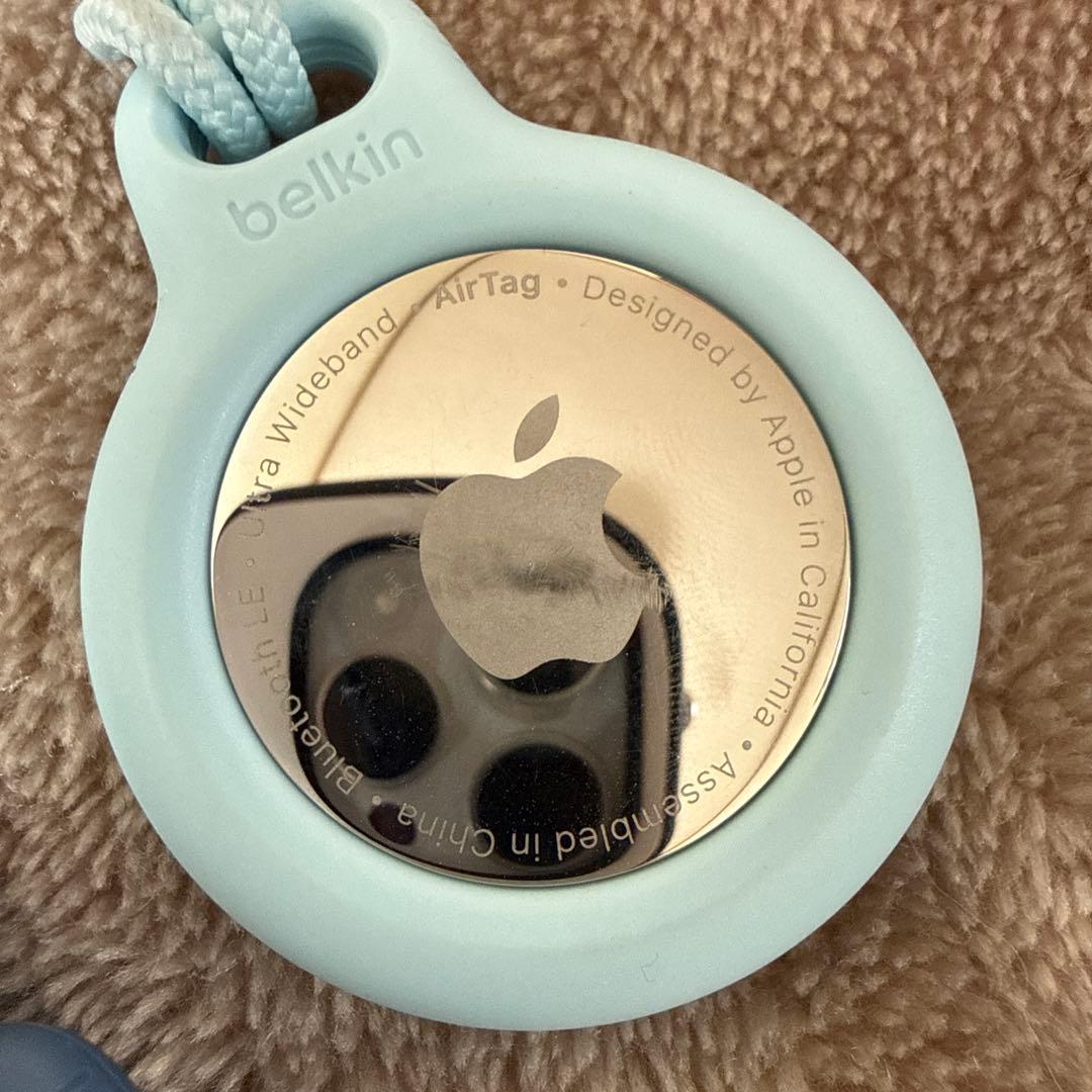 エアタグAirTag＋Belkin AirTag アクセサリー 3個セット